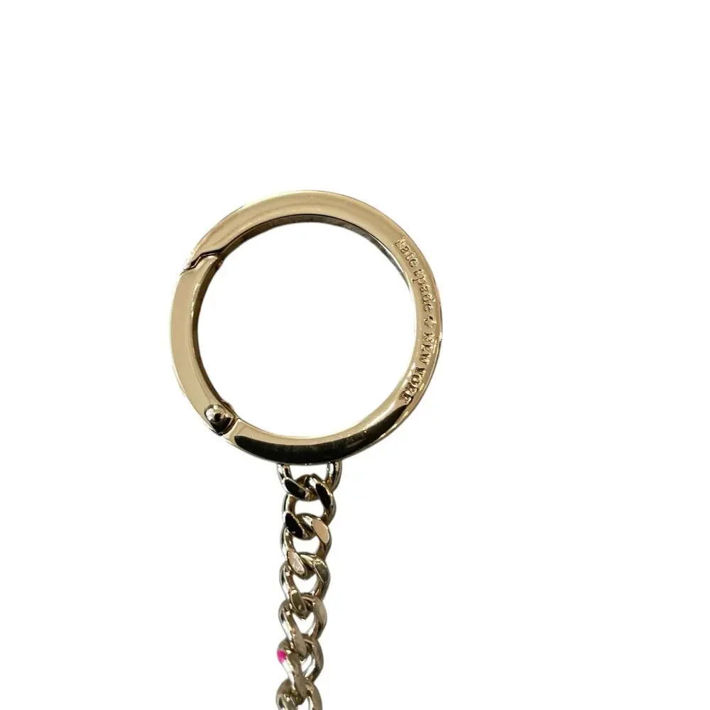 Kate Spade Oh What Fun 3D Nutcracker Key Chain Green Leather NEW